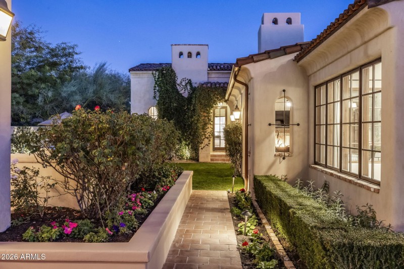 Backyard at Twilight