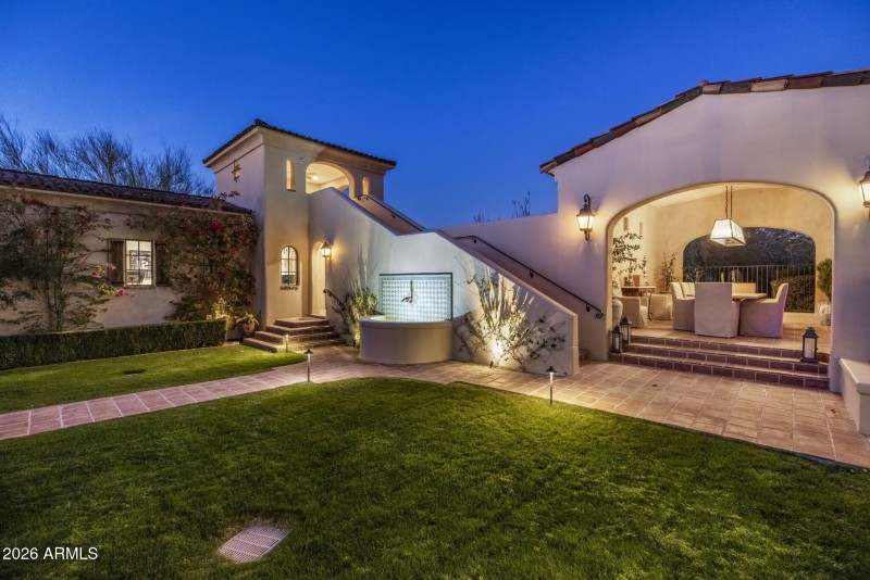 Backyard at Twilight