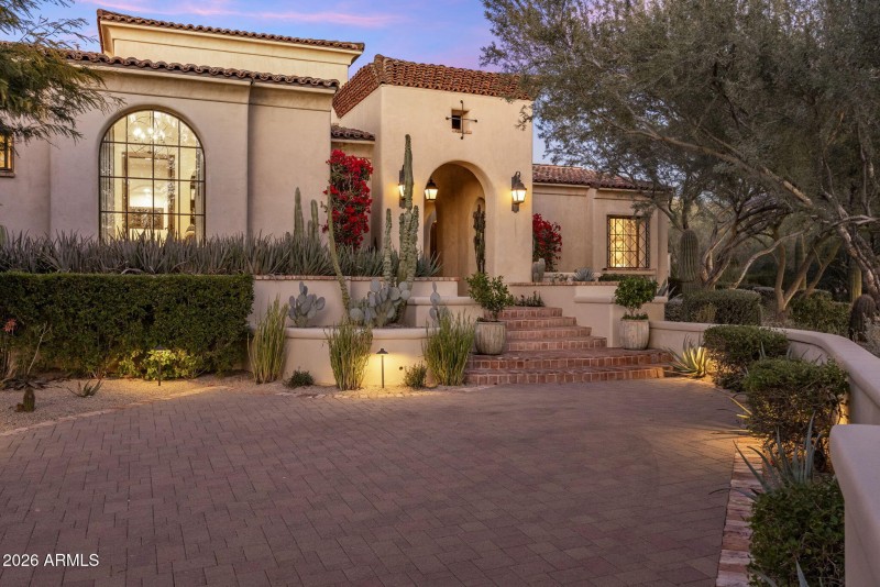 Front Exterior at Twilight