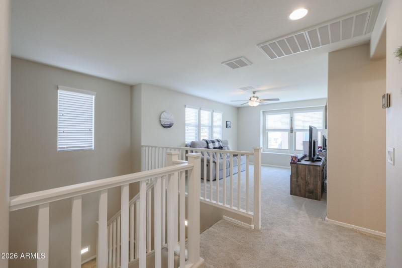 Upstairs Hallway and Loft
