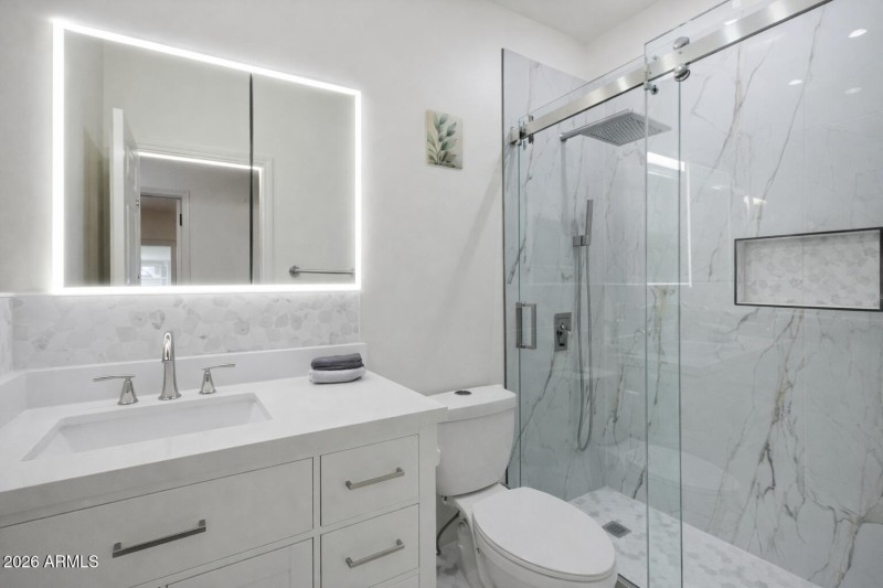 Secondary Bathroom/LED mirror