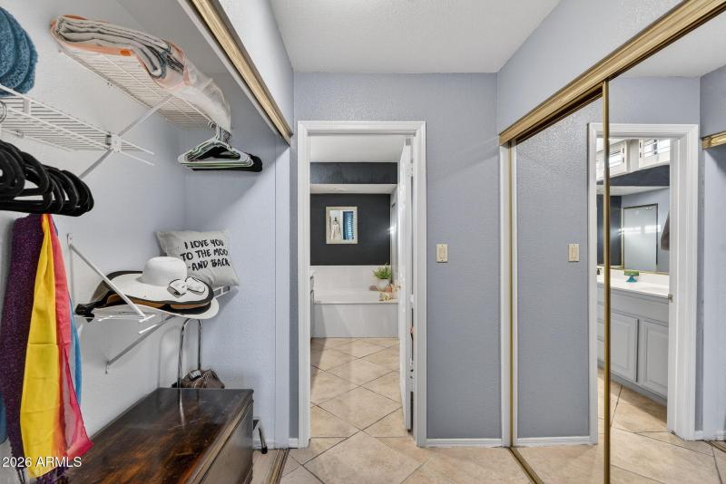 DUAL CLOSETS TO PRIMARY BATHROOM