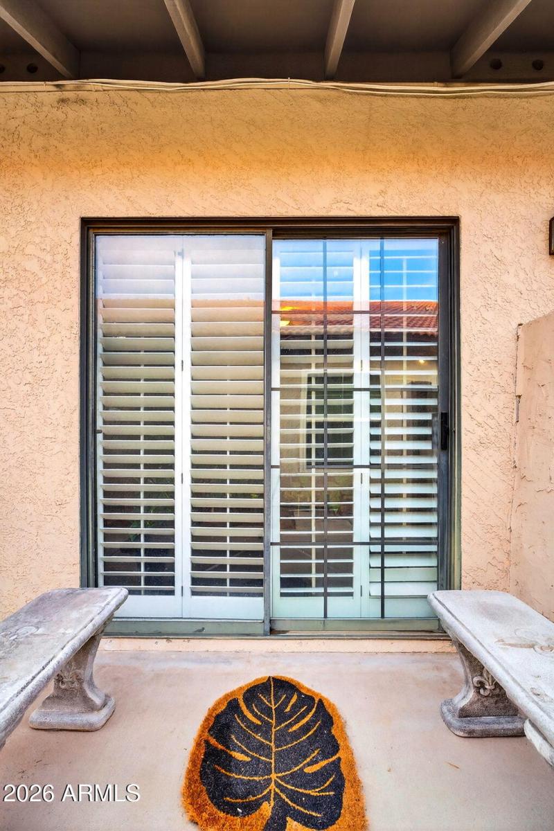 SIDE YARD SLIDER FROM FORMAL DINING