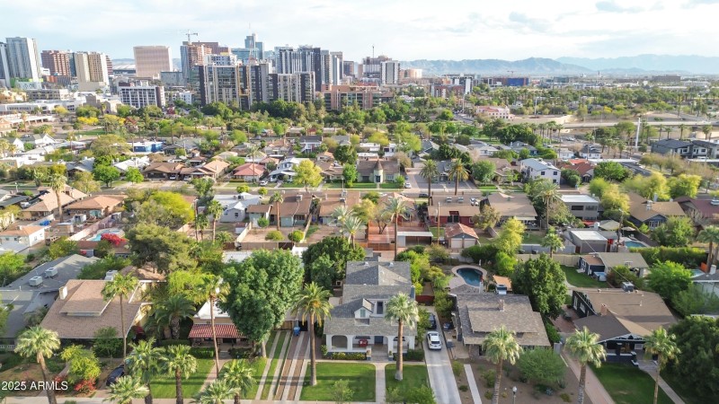 58 Aerial Looking Downtown