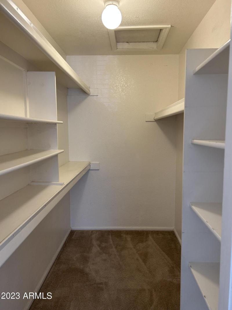 Primary Walk in closet