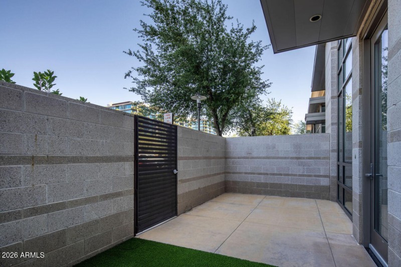 Private Font Outdoor Area