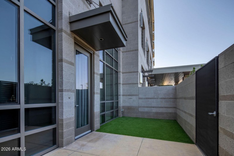 Private Font Outdoor Area