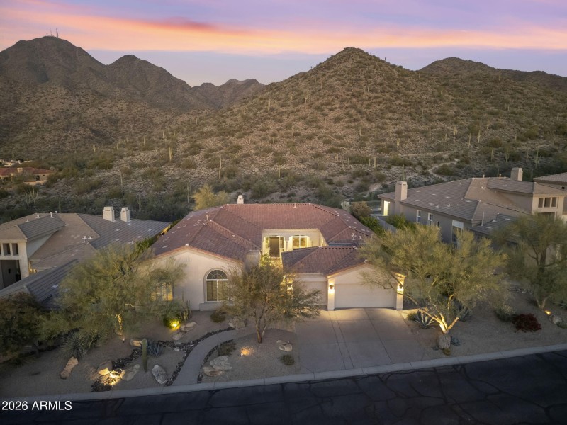 Aerial of the McDowell Mountains