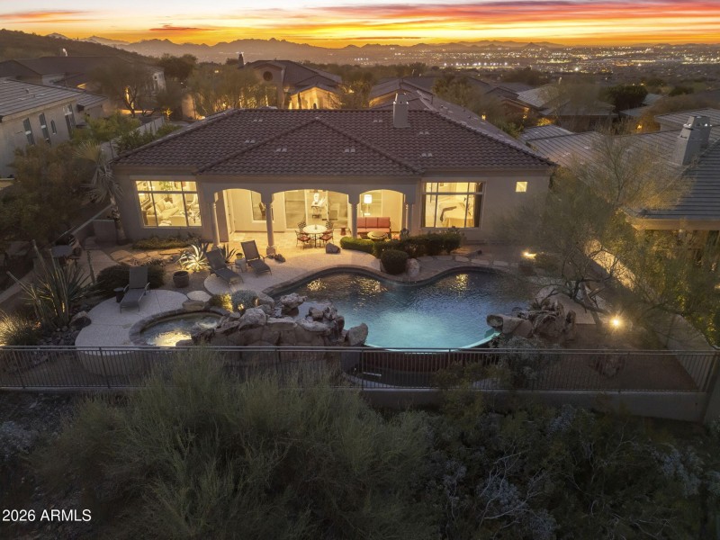 Aerial - Back of Property