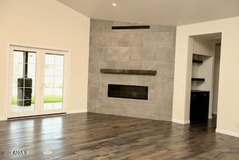 Custom fireplace