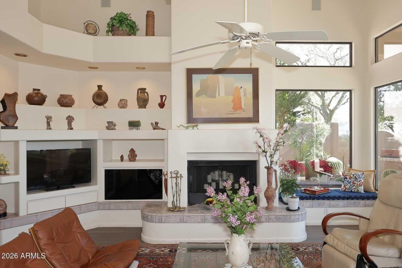 Family Room-Fireplace