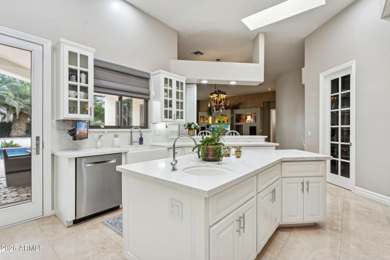 Kitchen Island + Ample Cabinetry