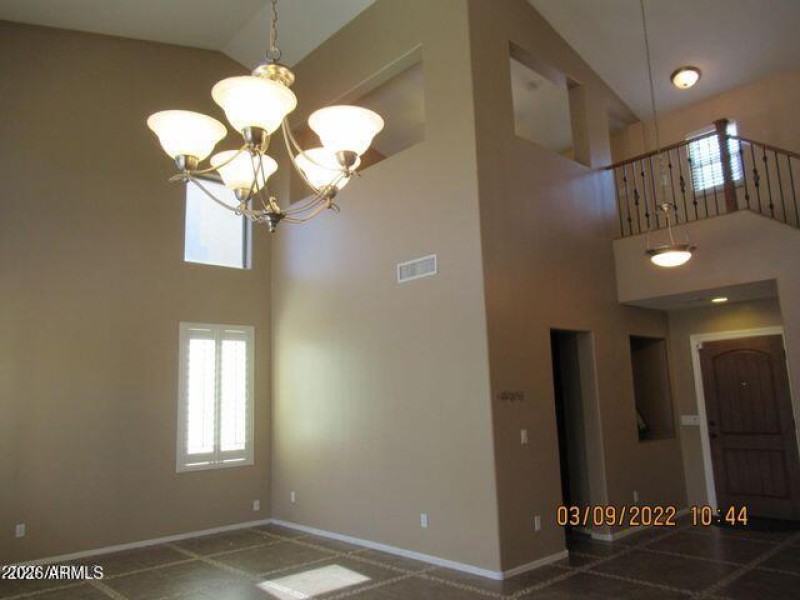 view of the front door from the formal l