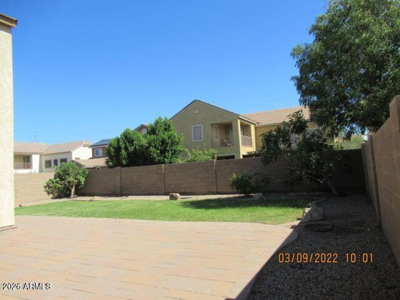 the rest of the yard