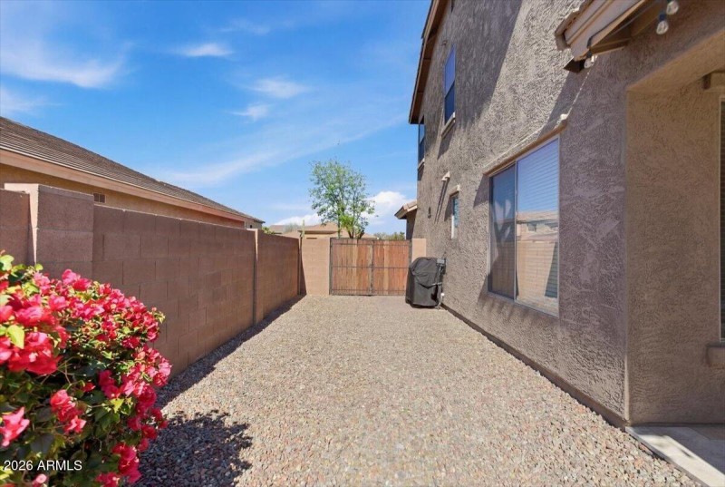 Incredible side yard for storage/dog run