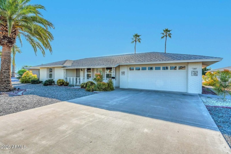 Front View-2 Car Garage