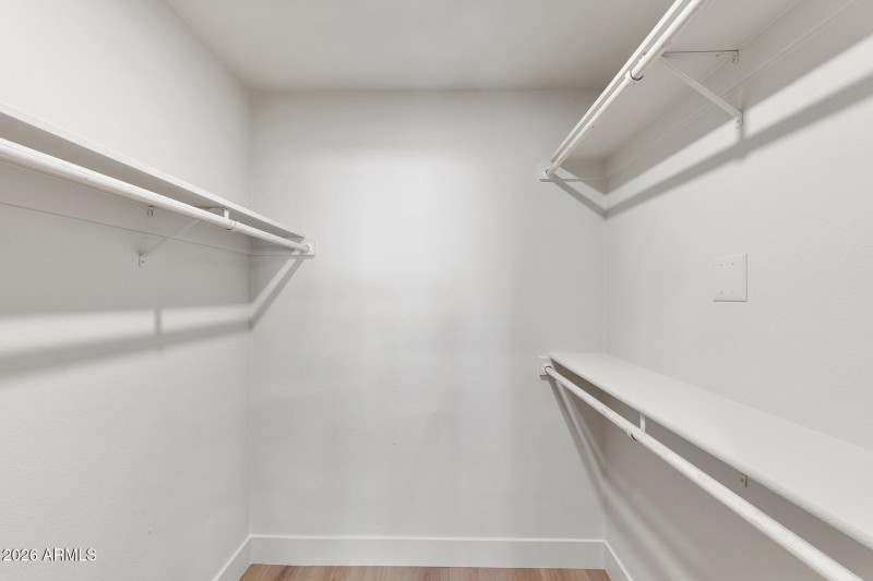 Large walk in closet