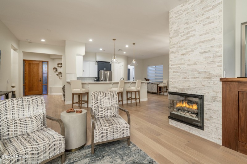 Wide-Plank Natural Wood Flooring