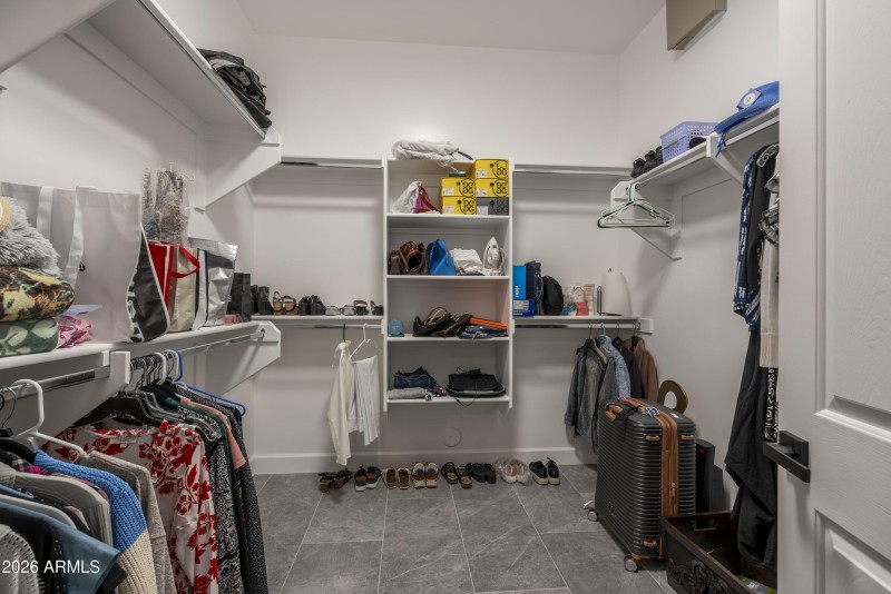 Large Walk-in Primary Closet