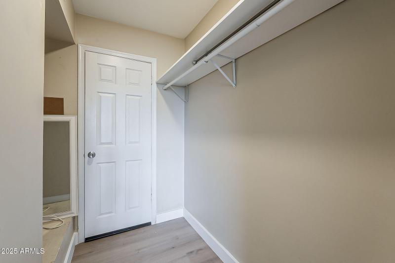 Walk-In Closet Storage Area