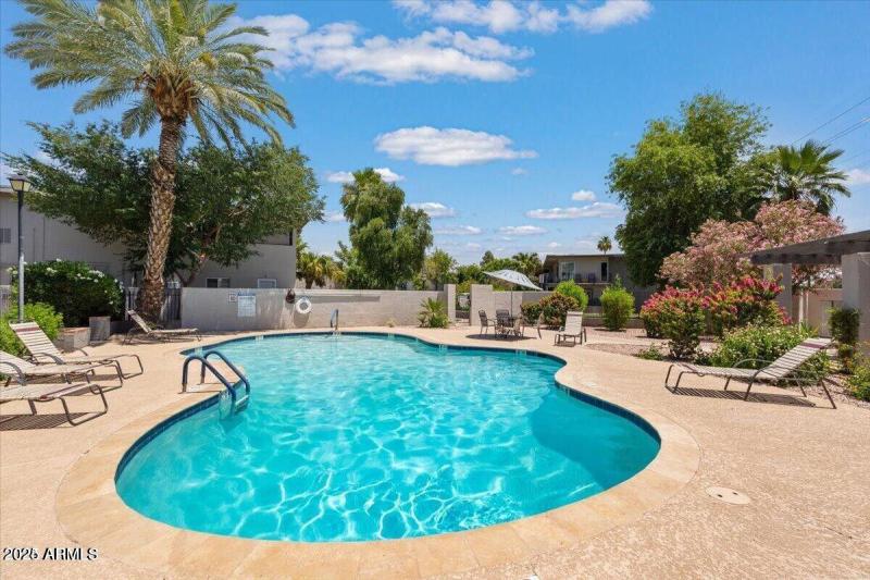 Sparkling Community Pool