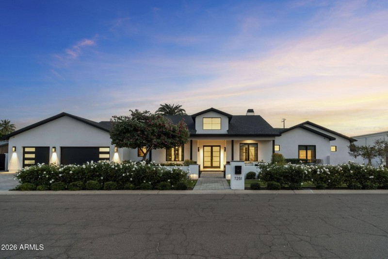 Front Of House Twilight