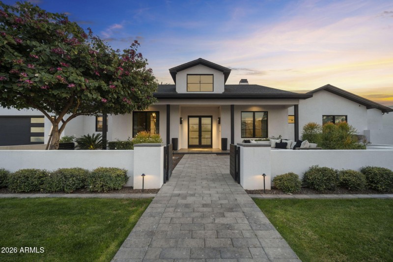 Front Close Up Twilight