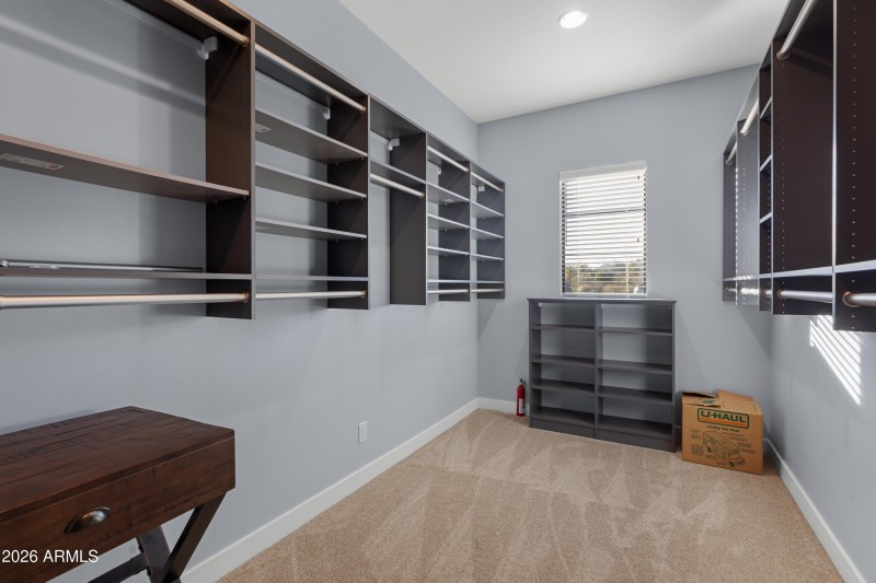 Expansive Walk-In Closet