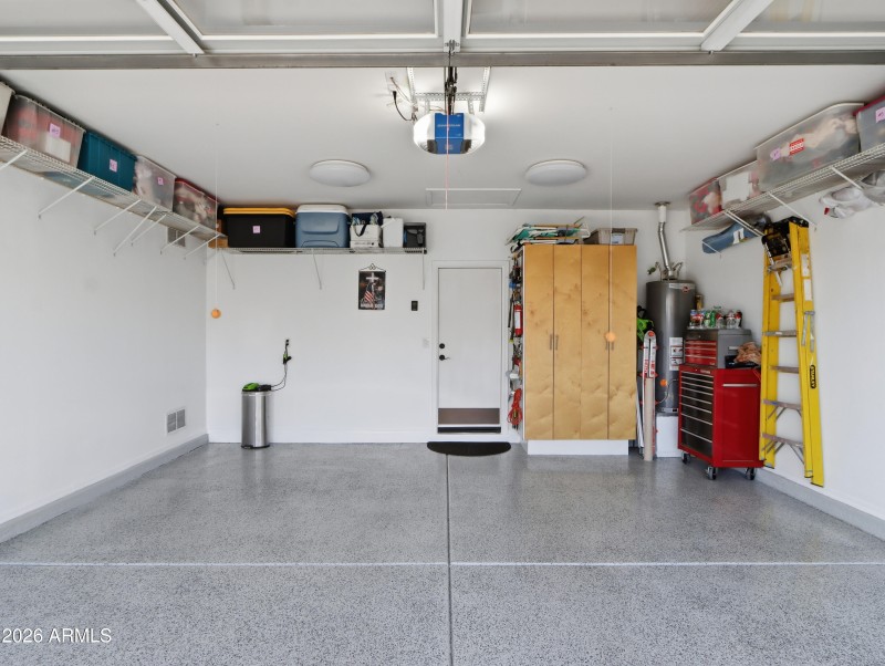 Garage with Epoxy Floors
