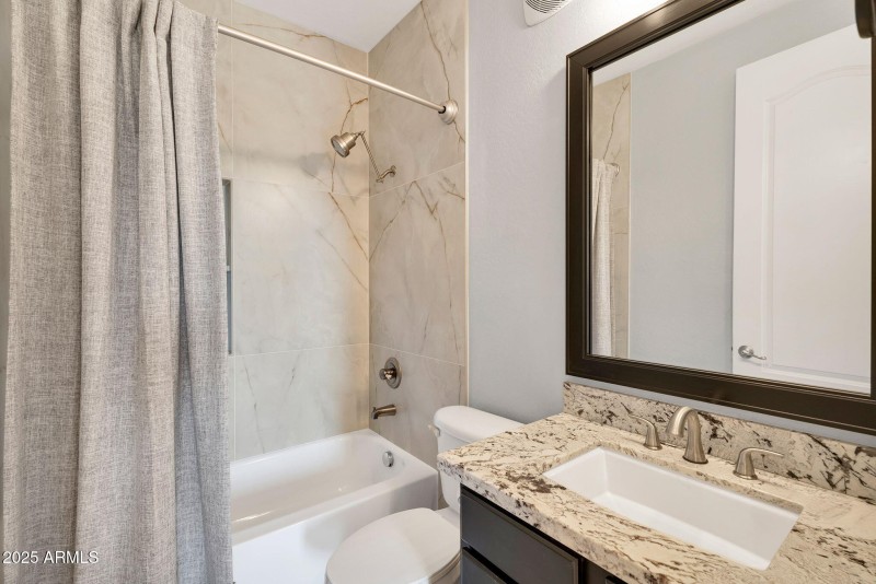 Updated Tub Shower Bathroom