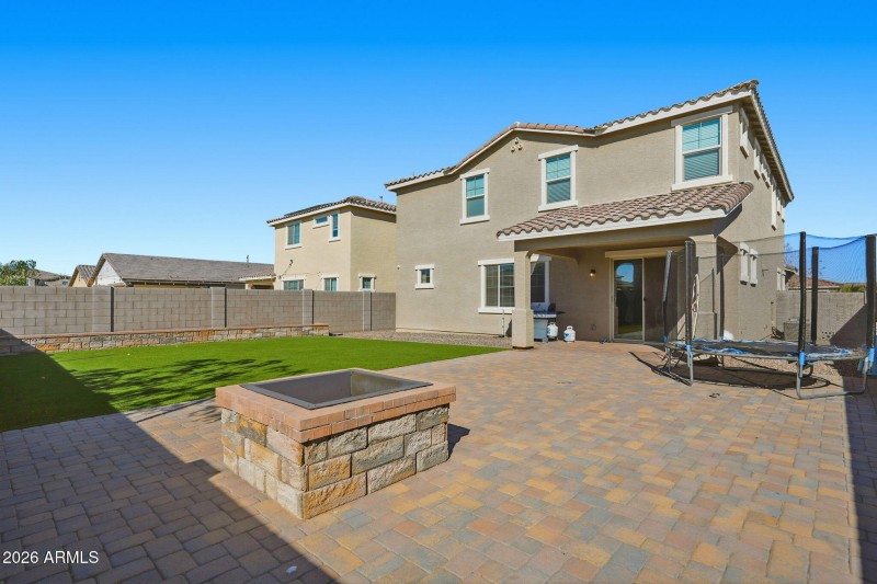 Views to back of home