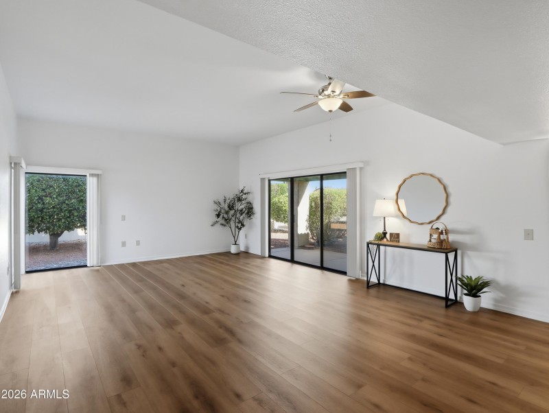 OPEN LIVING & DINING AREA