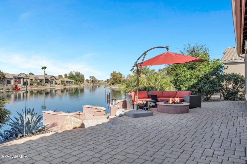 Paver Patio with awesome Views!
