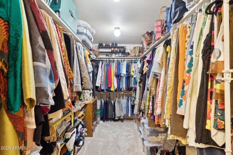 Huge Primary Closet