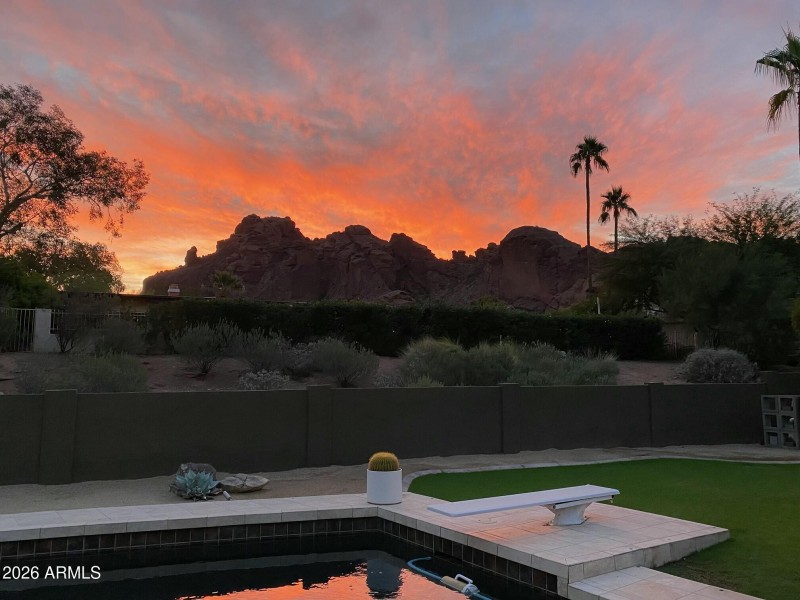 Sunset View from Pool