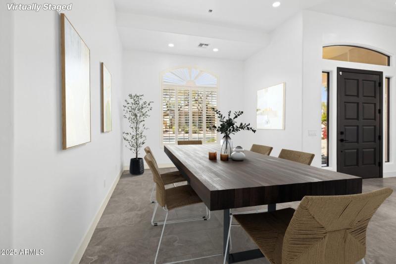 Formal Dining Staged