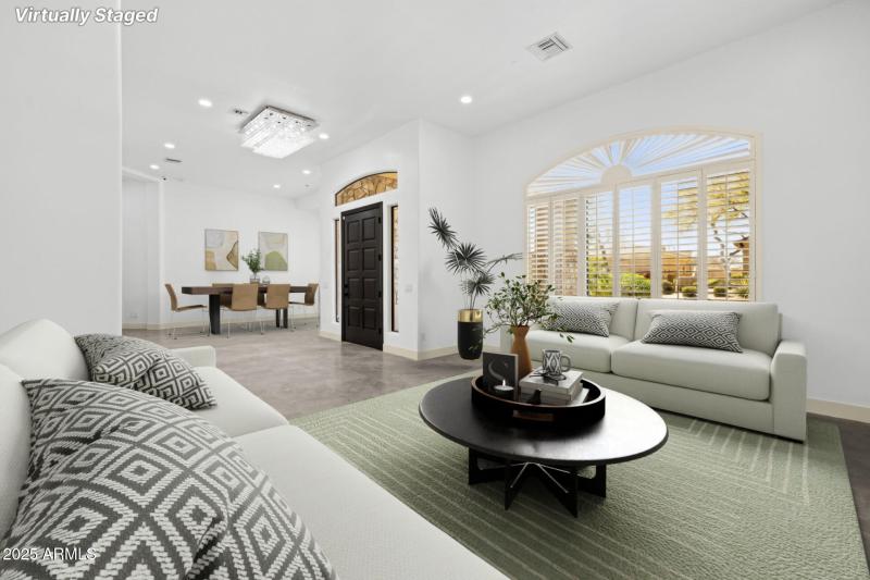 Formal Dining and Sitting Room Staged