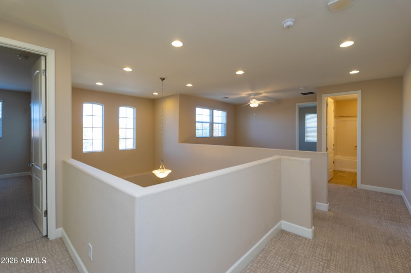 Loft area, and bedrooms