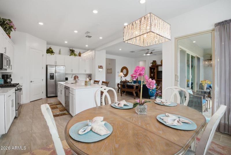 Arroyo Verde Dining into Kitchen