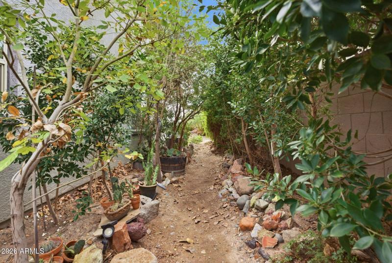 Arroyo Verde Casita side Secret Garden