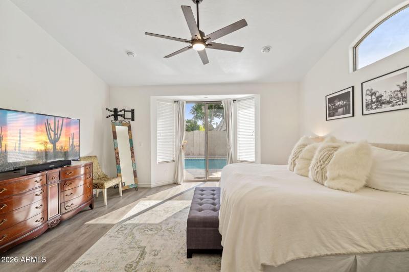 Access to Patio from Primary Bedroom