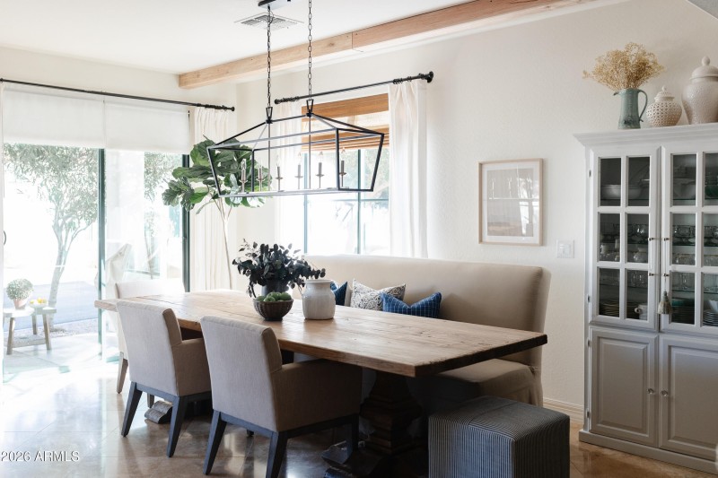 Dining in Great Room