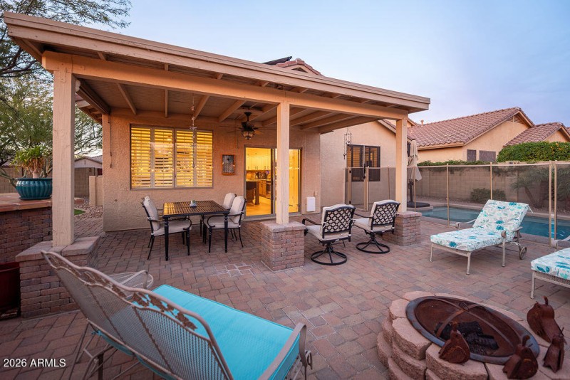 SOUTH FACING BACKYARD