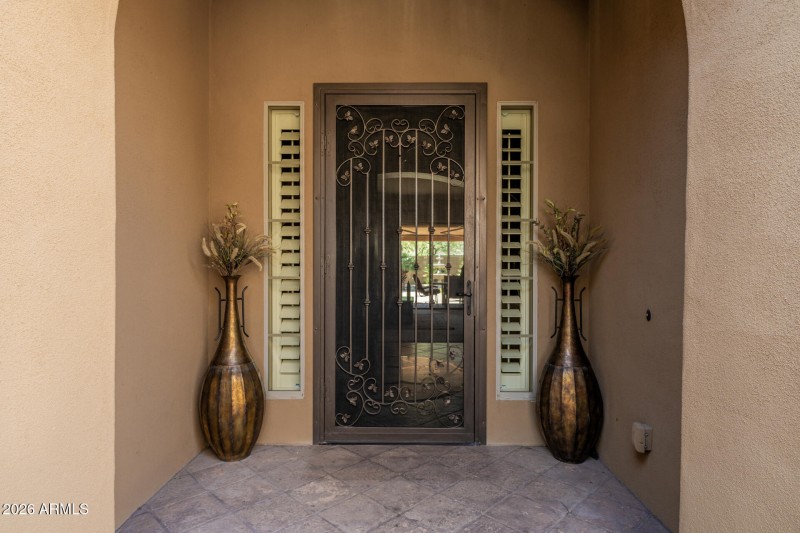 Iron Screen Door