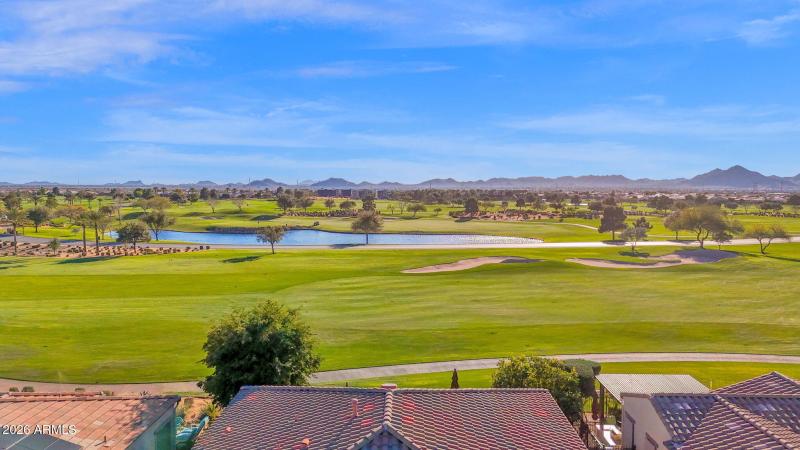 Golf Course and Lake View