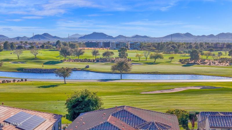 Golf Course and Lake View
