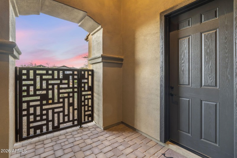 Custom Gate and Private Casita Entrance