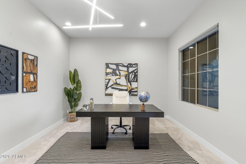 Office Overlooking Front Courtyard