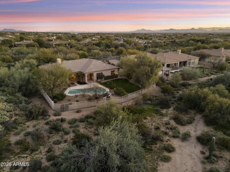 Premium lot borders natural open space