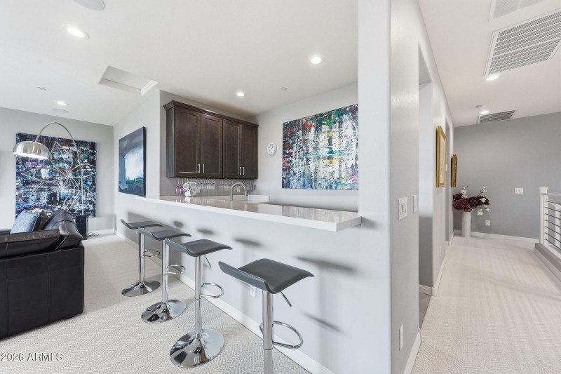 UPSTAIRS ENTERTAINING BAR AREA